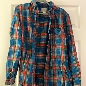 L.L. Bean Men's Button Down Flannel Shirt